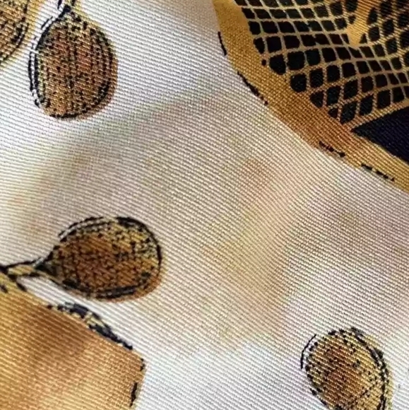 Vintage Lavon Sport Tennis Themed Zip Front Bomber Jacket Women's Size Small - Picture 9 of 11